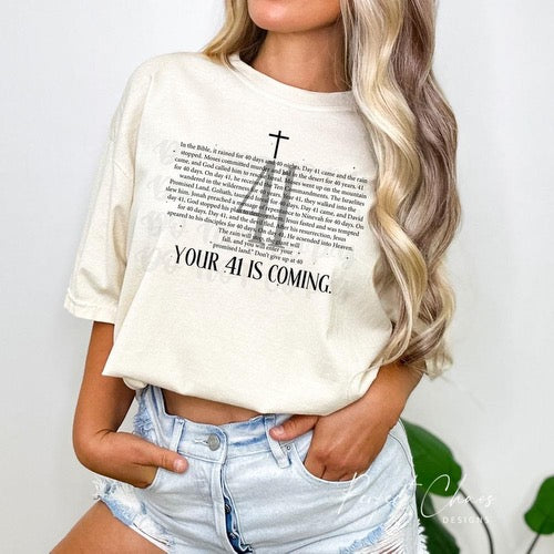 Your 41 is coming