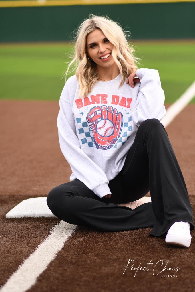 Game day vintage baseball Tee