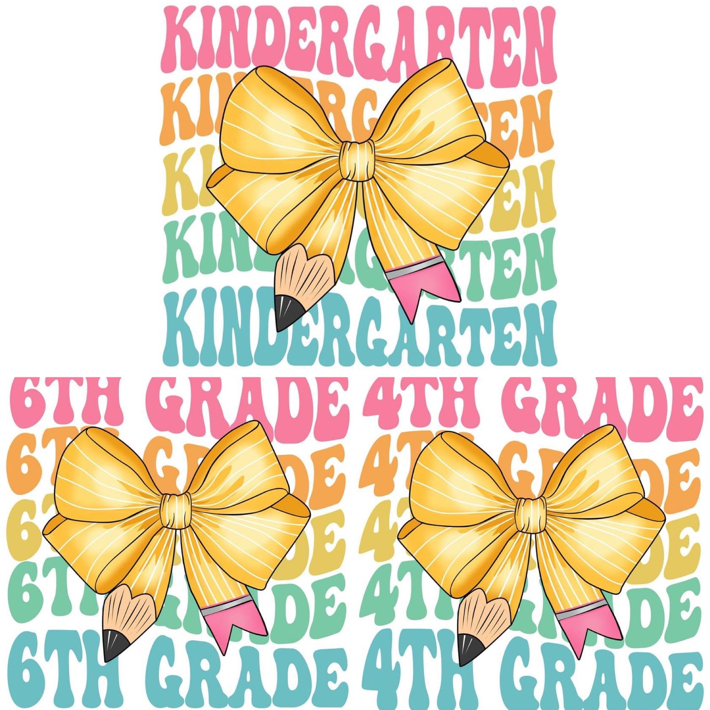 Grade Pencil Bow