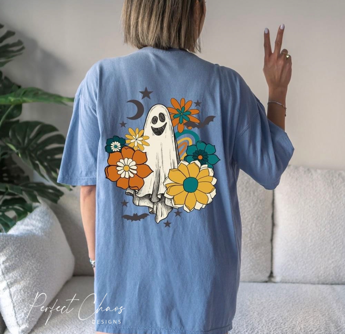Hippie Floral Ghost