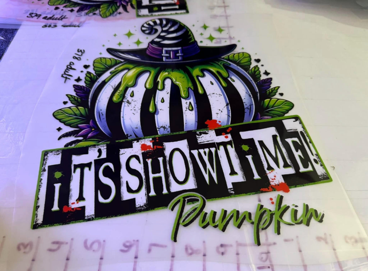 It’s showtime pumpkin