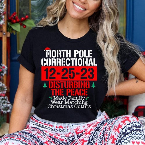 North Pole correctional Bribery - Made Family Wear matching christmas outfits