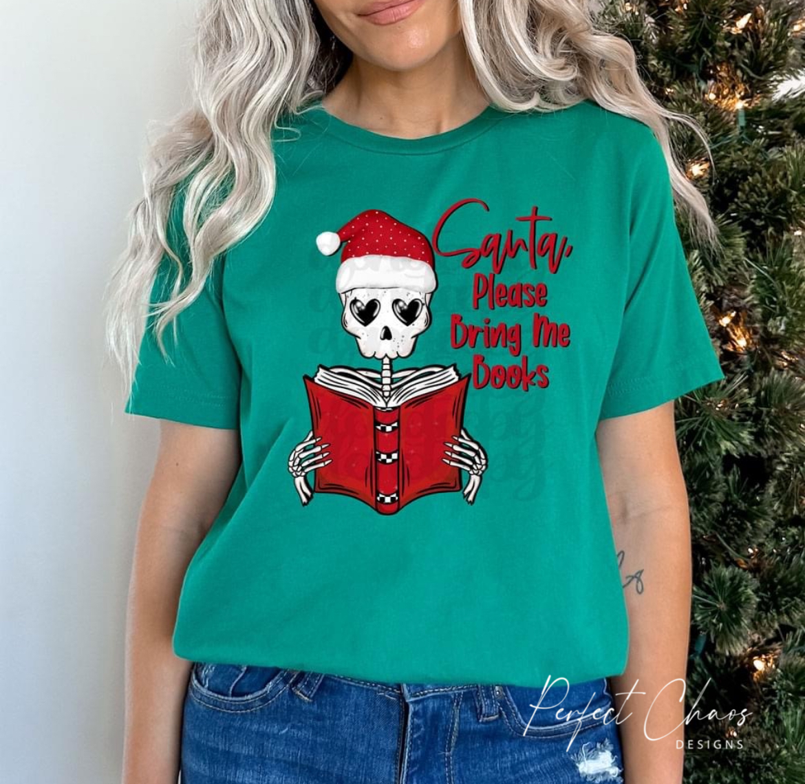 Santa please bring me books