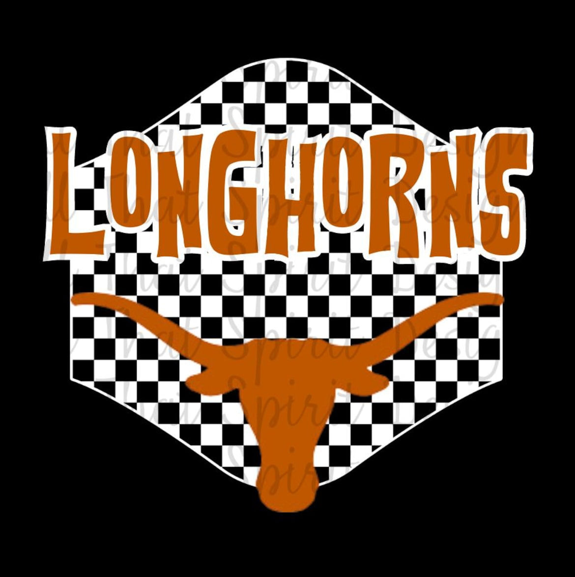 Longhorns Checkered