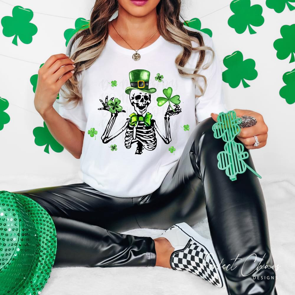 St. Patrick's Day Skeleton