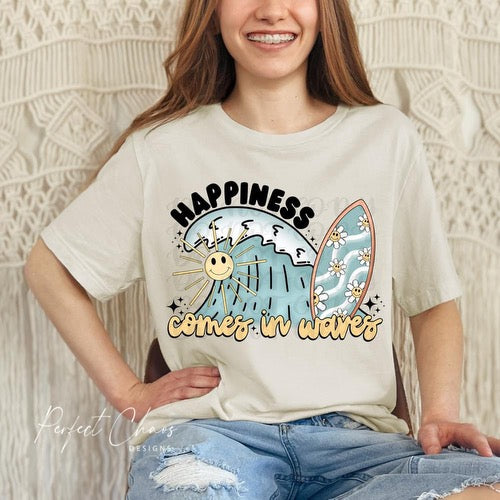 Happiness comes in waves