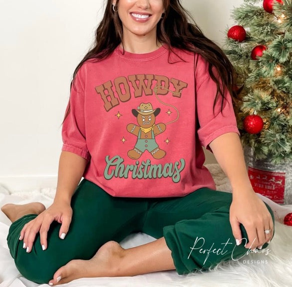 Howdy Christmas - Cowboy Gingerbread man