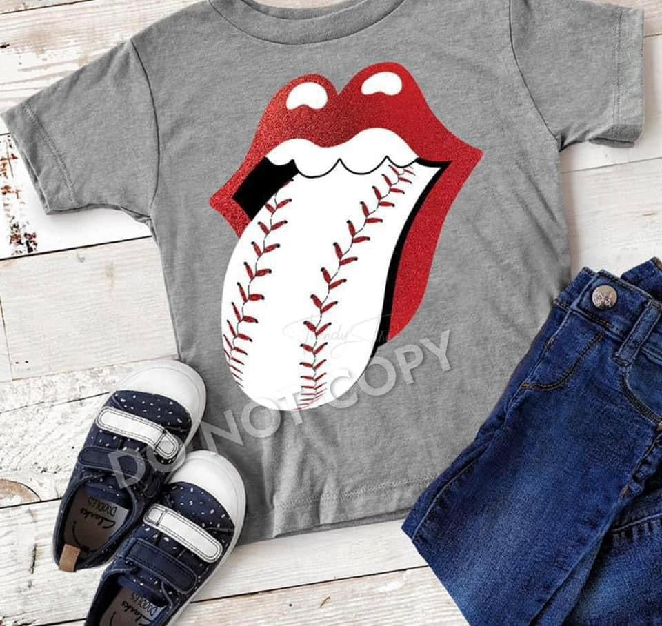 Baseball Tongue Out