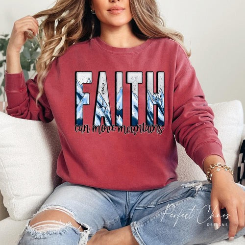 Faith can move mountains