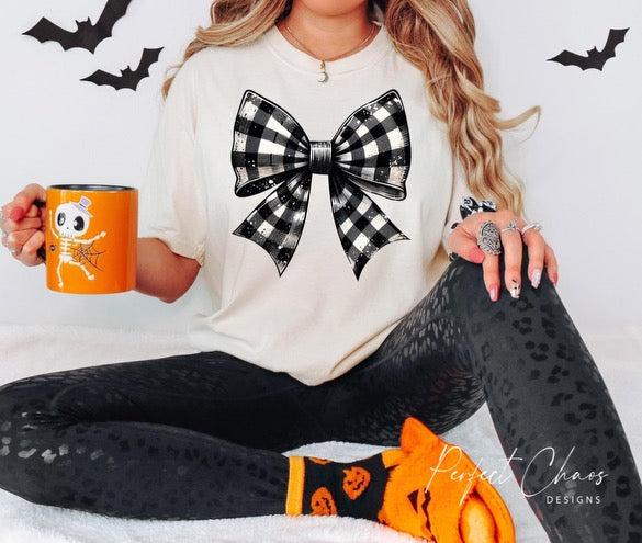 Checkered bow