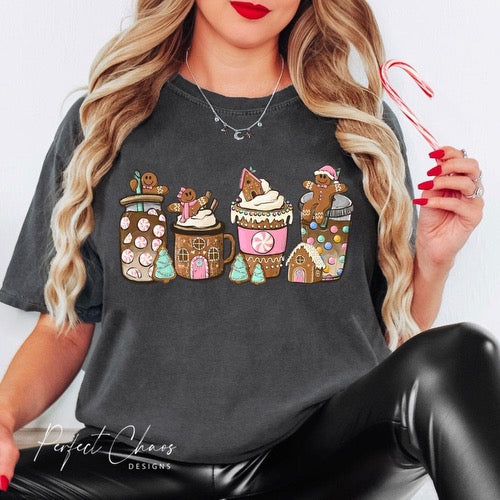 Gingerbread cup houses