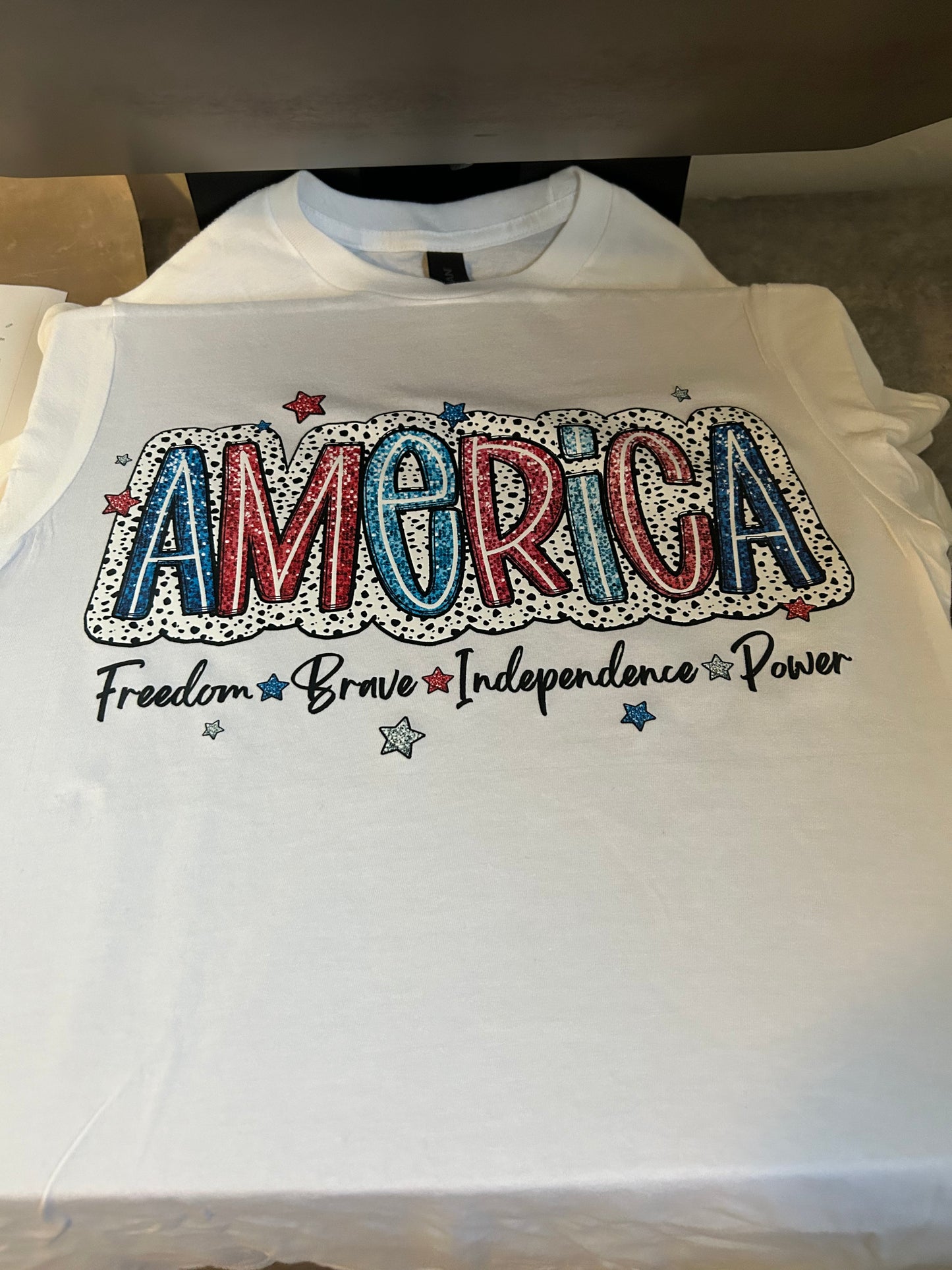 America Freedom Brave Independence Power