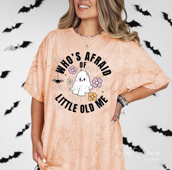 Who’s afraid of little old me