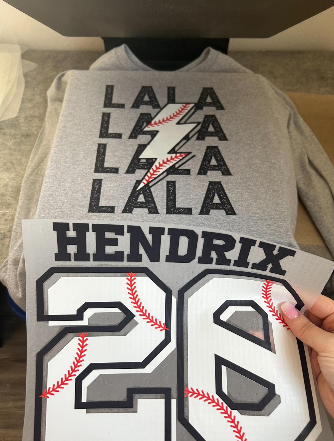 Baseball Bolt + Custom Name