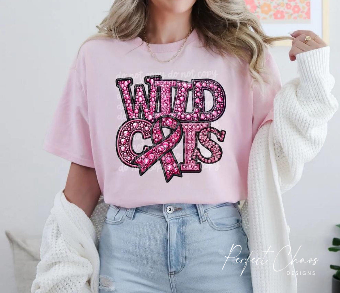 Wildcats Pink Jeweled