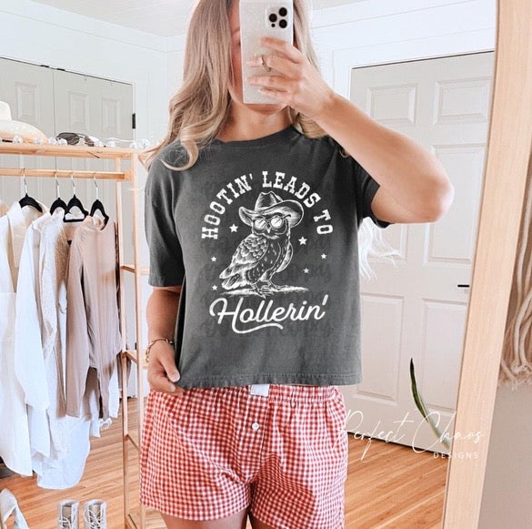 Hootin leads to hollerin
