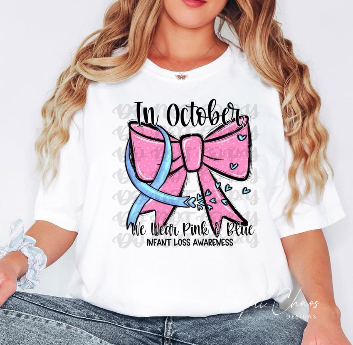 In October We wear Pink & Blue