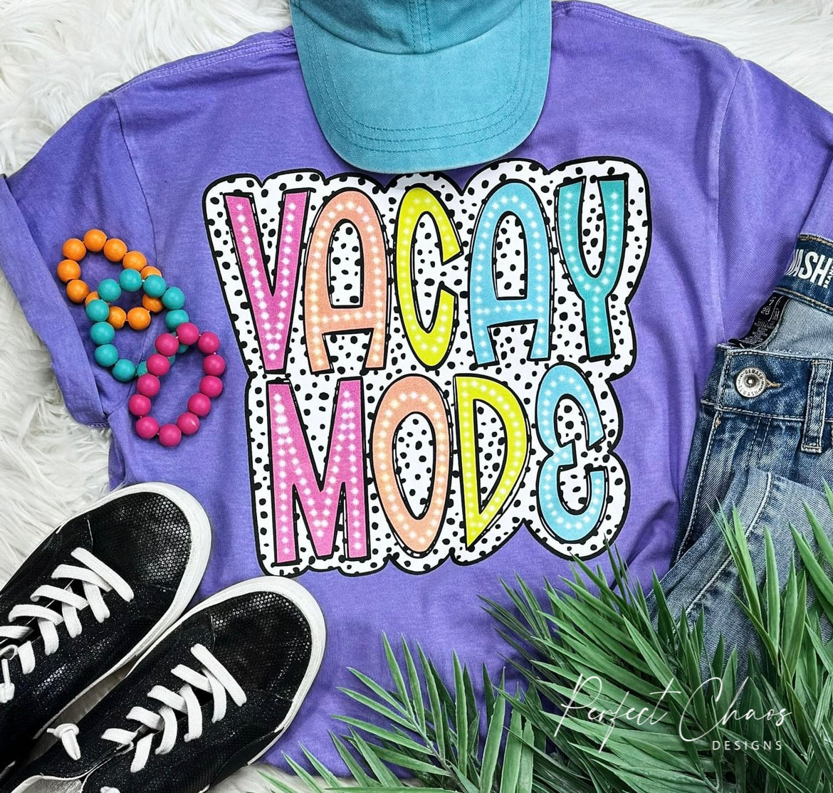 Vacay Mode Dalmation Print