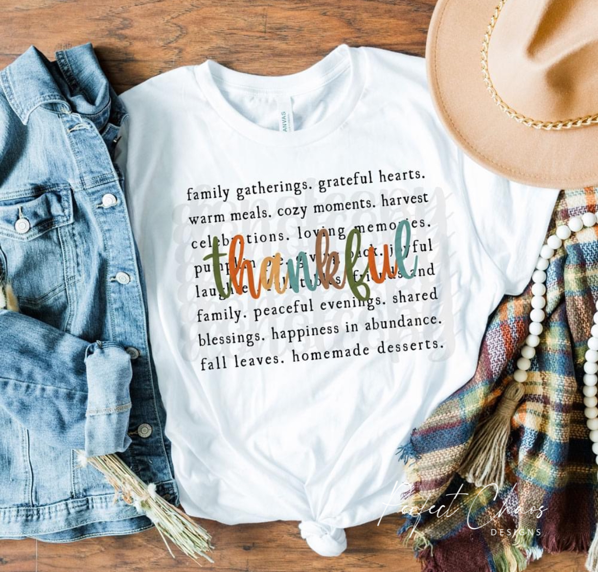 All words Thanksgiving