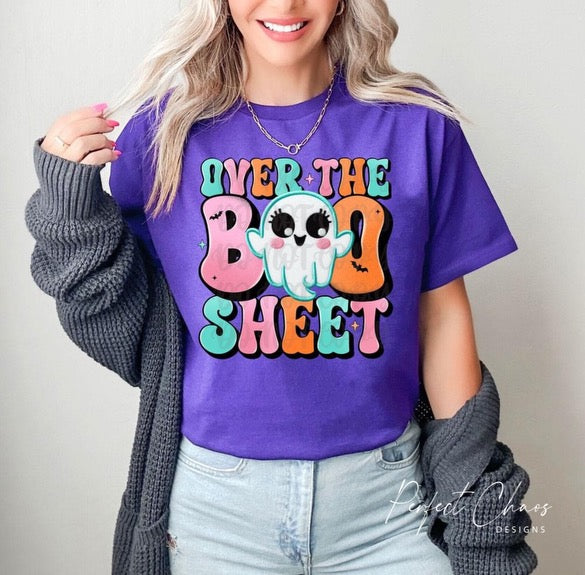 Over the boo sheet
