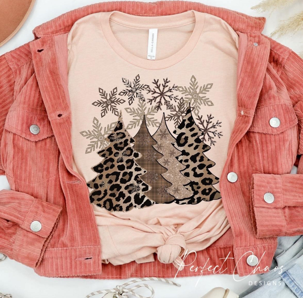 Leopard Christmas Trees