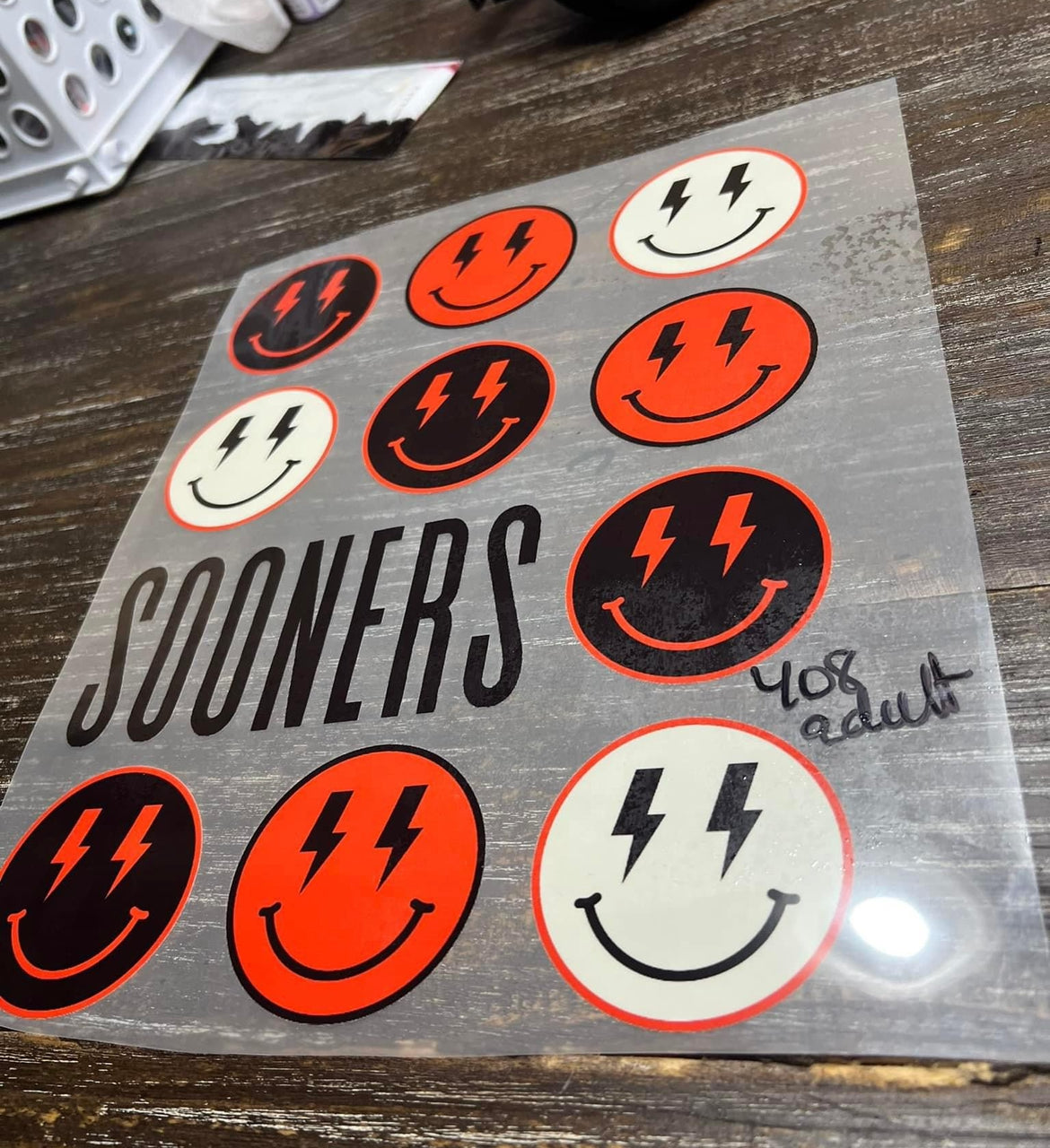 Sooners Smiley Faces