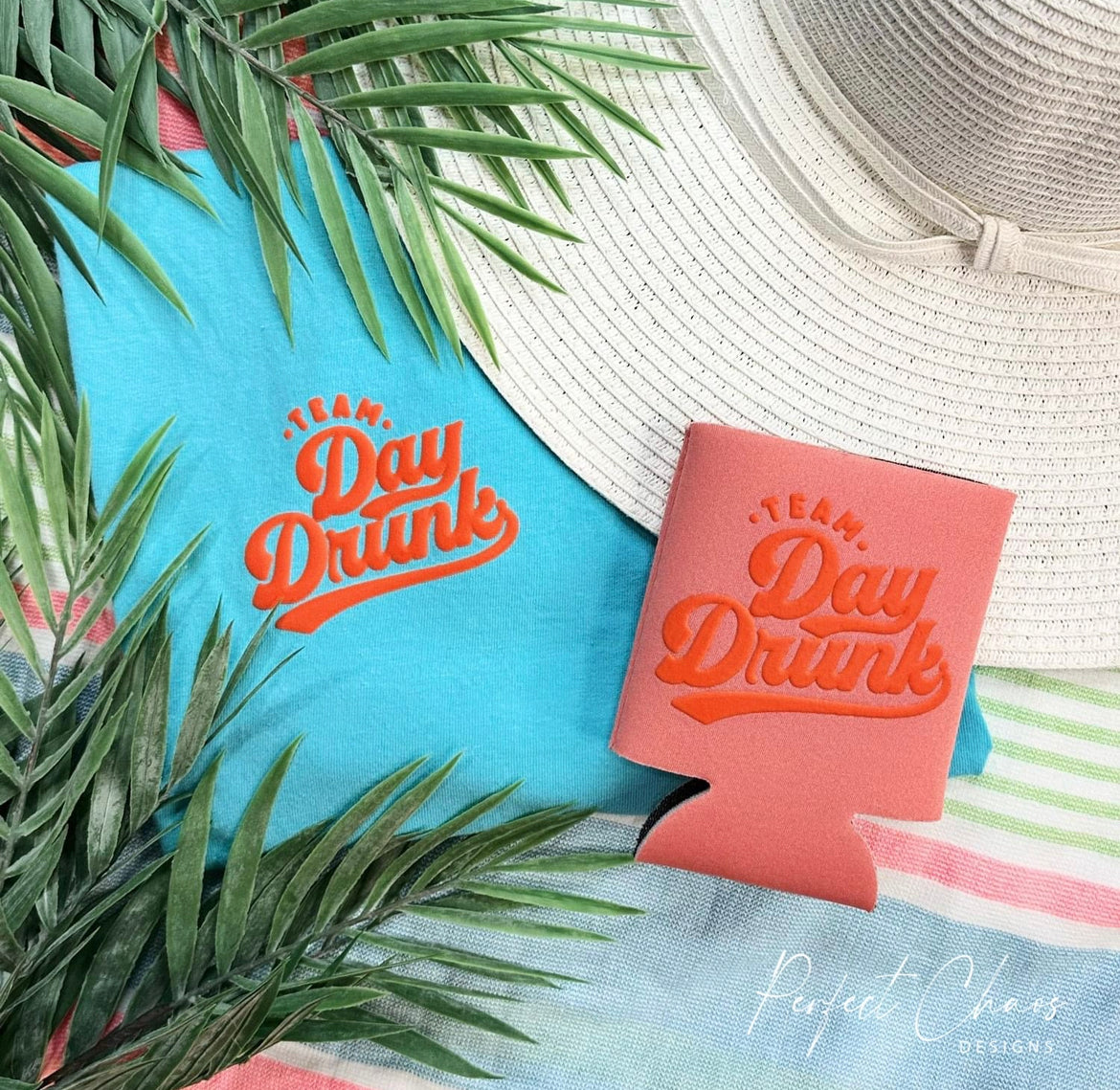 Team Day Drunk - Orange Pocket