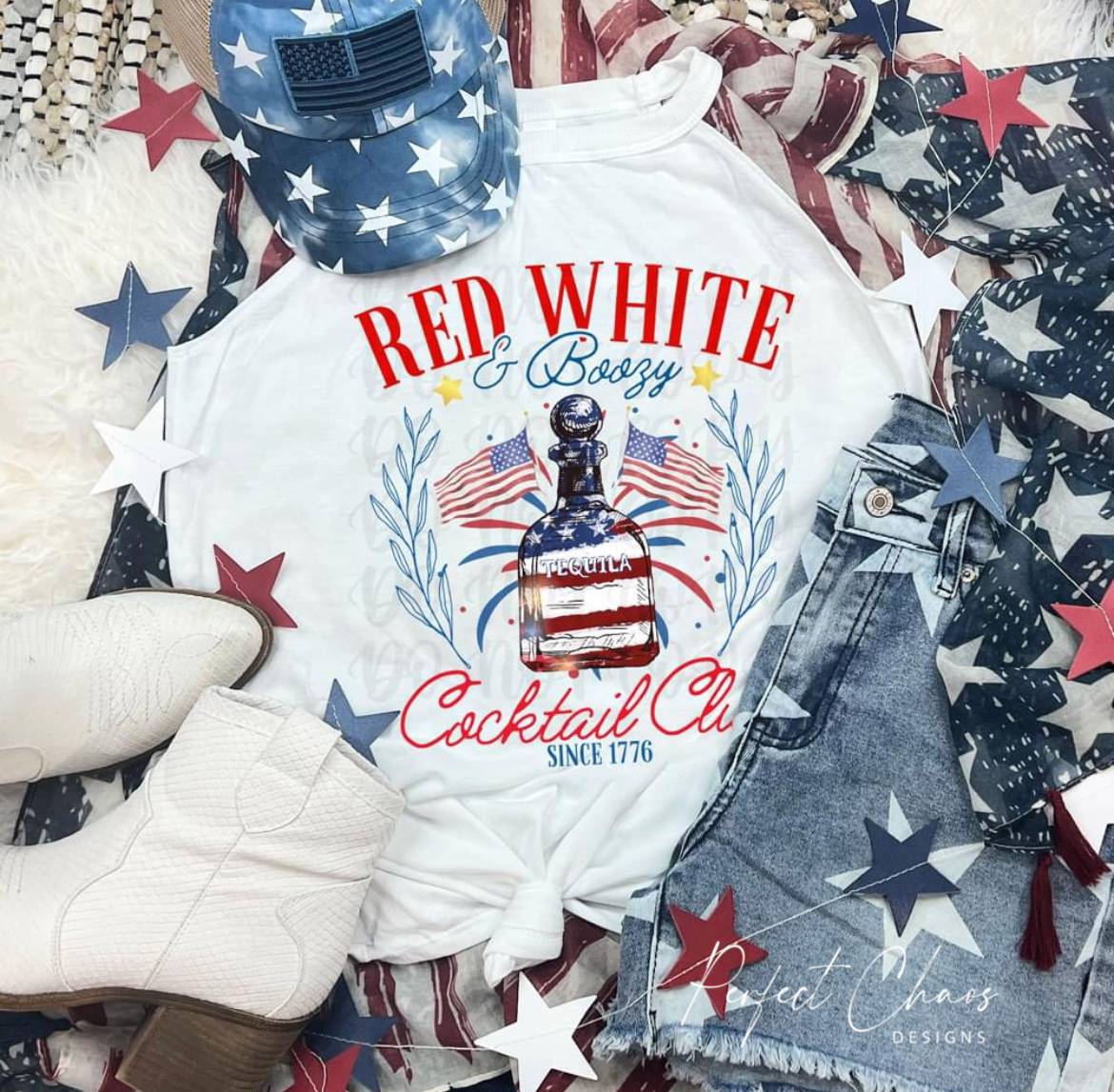 Red White & Boozy Cocktail Club