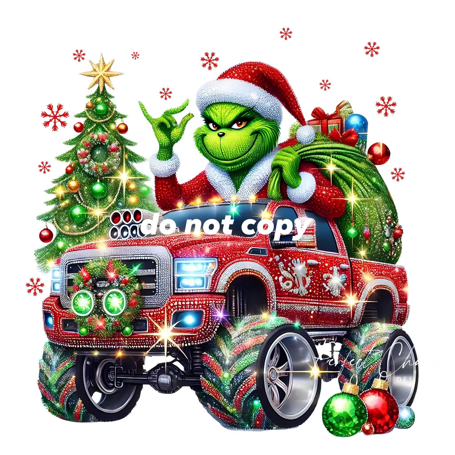 Green Man Monster Truck