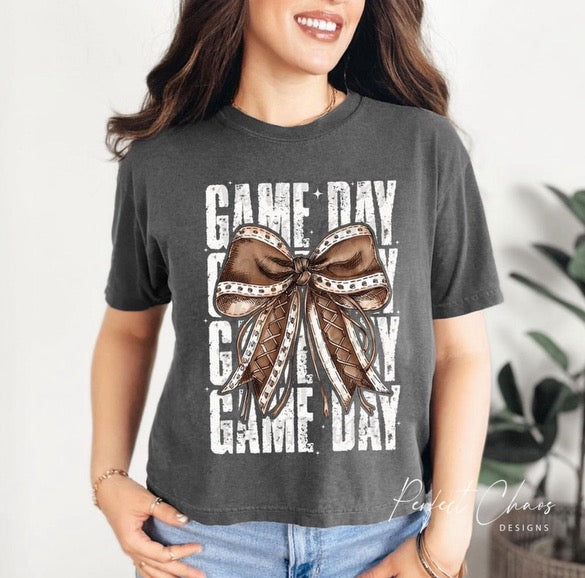 Game day - Football Bow