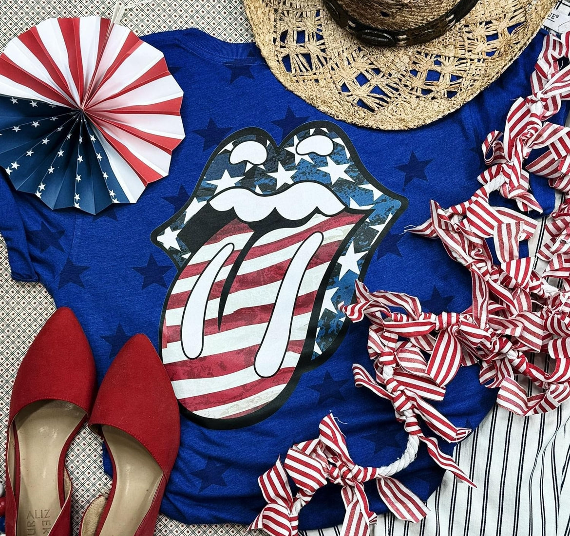 America Tongue Out