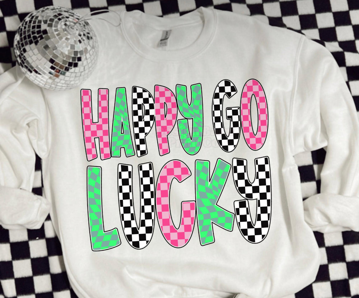 Happy Go Lucky Checkered