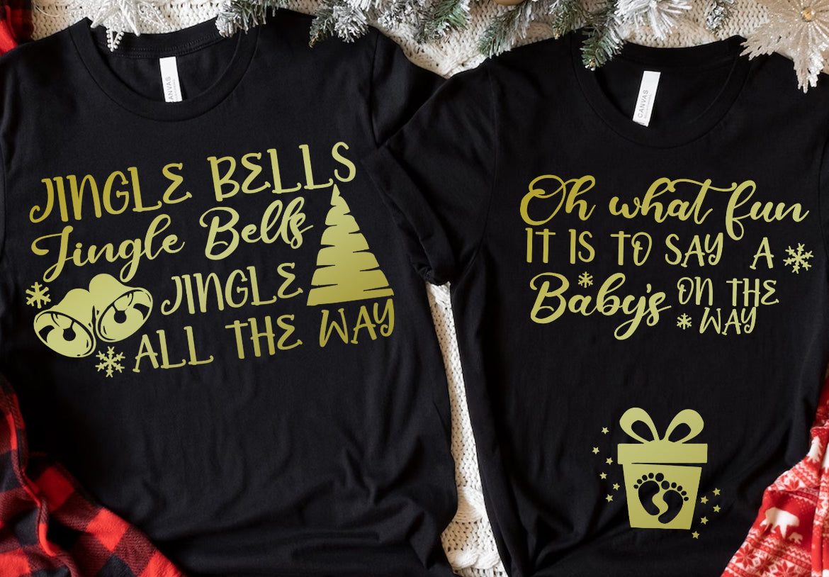 Jingle Bells + Oh what fun - Baby on the Way