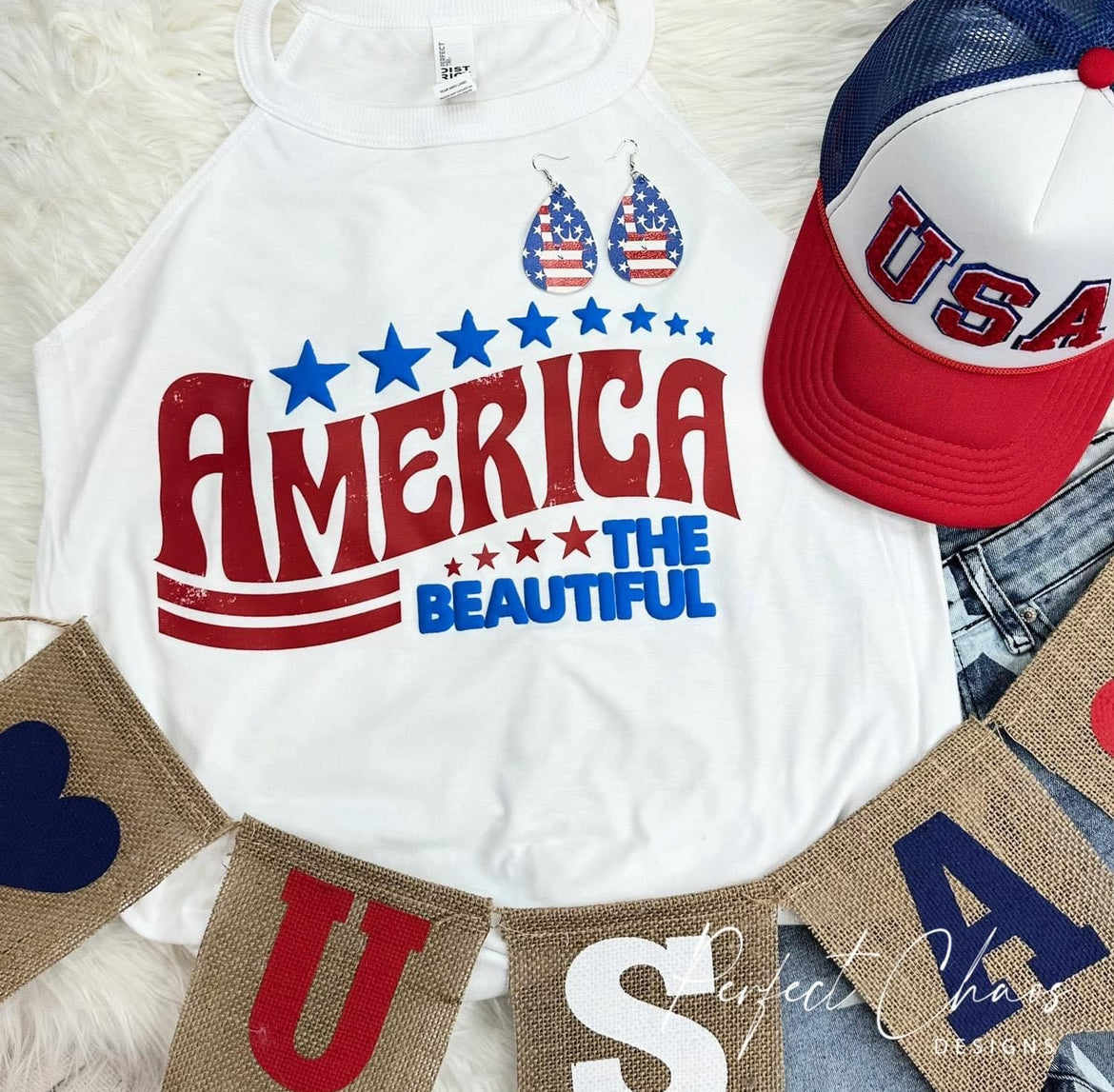 America the Beautiful Puff