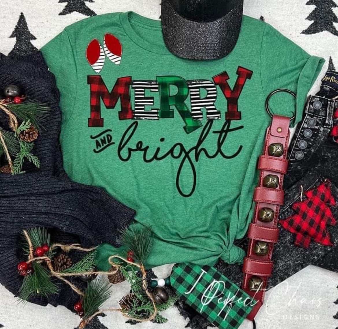 Merry and Bright - Plaid + Stripes