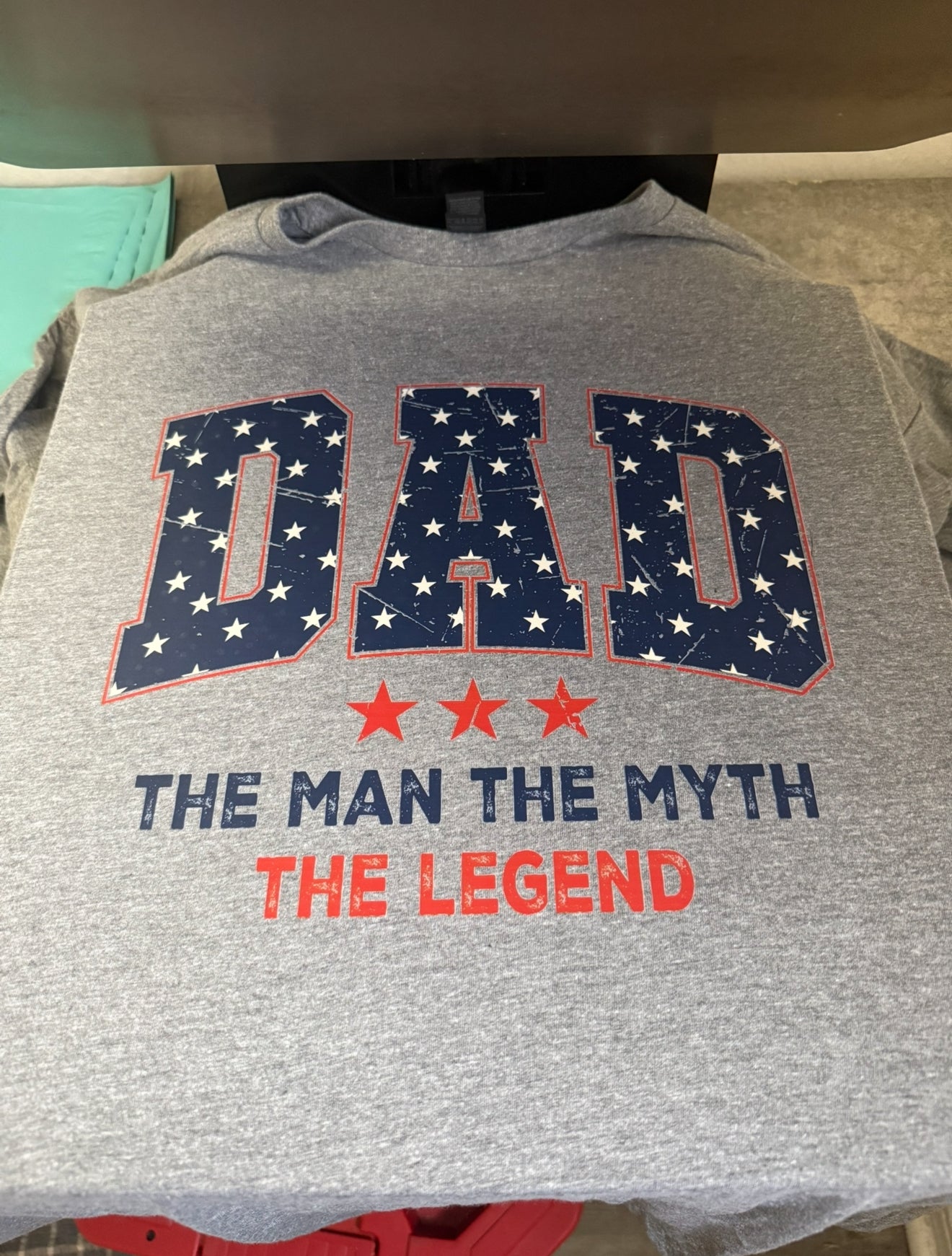 Dad The man the myth the legend stars