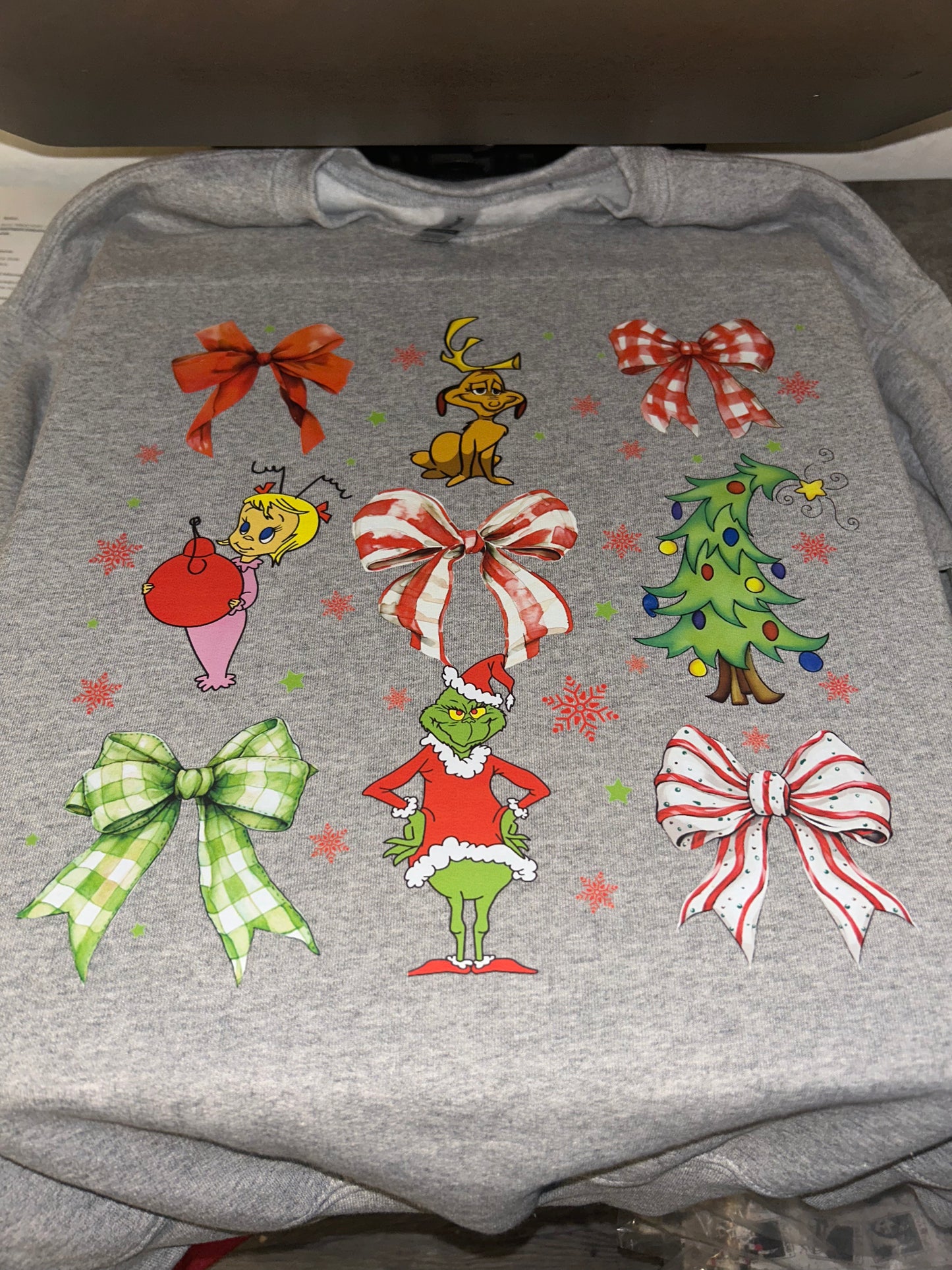 Cindy Lou + Dog + Green Man Bows