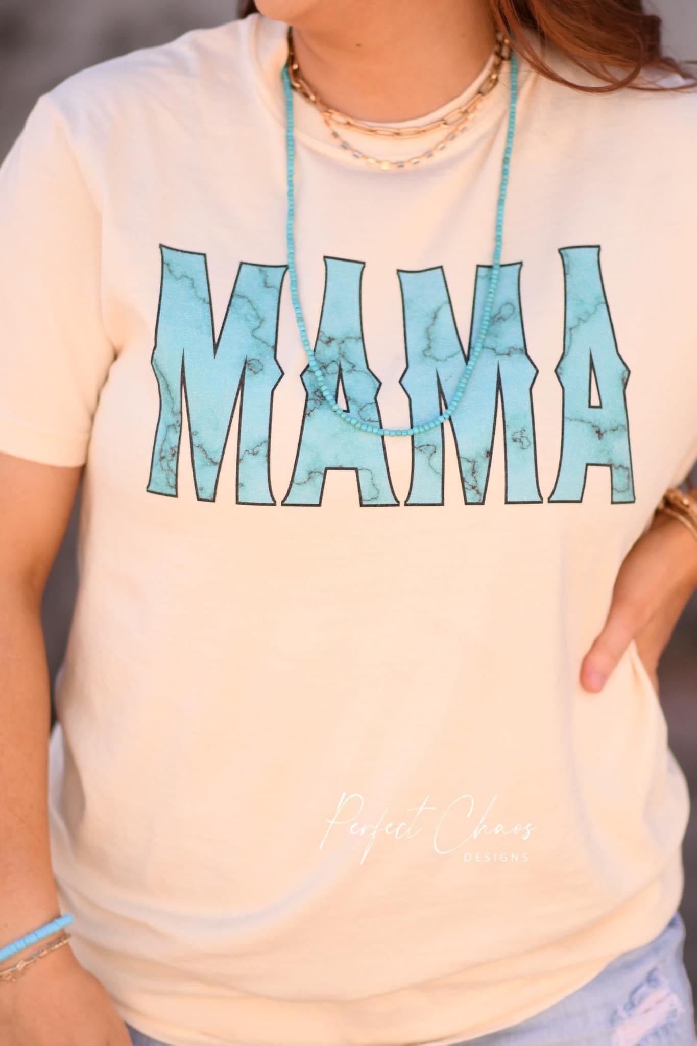 Mama Turquoise Marble