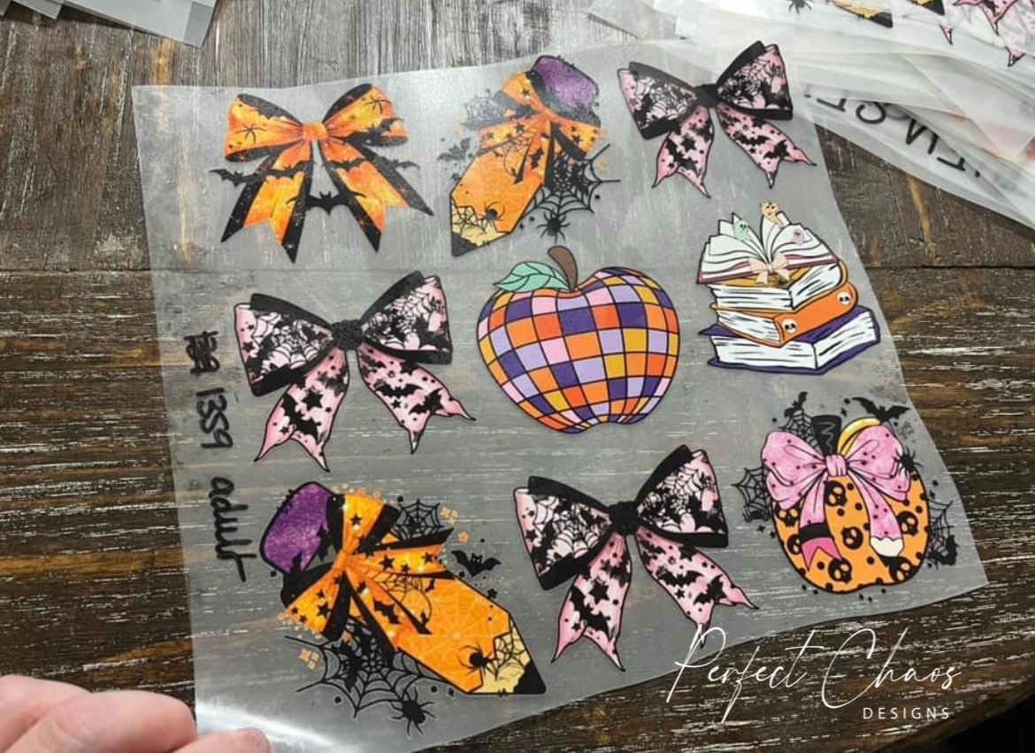 Teacher Bow Pumpkin Stacked