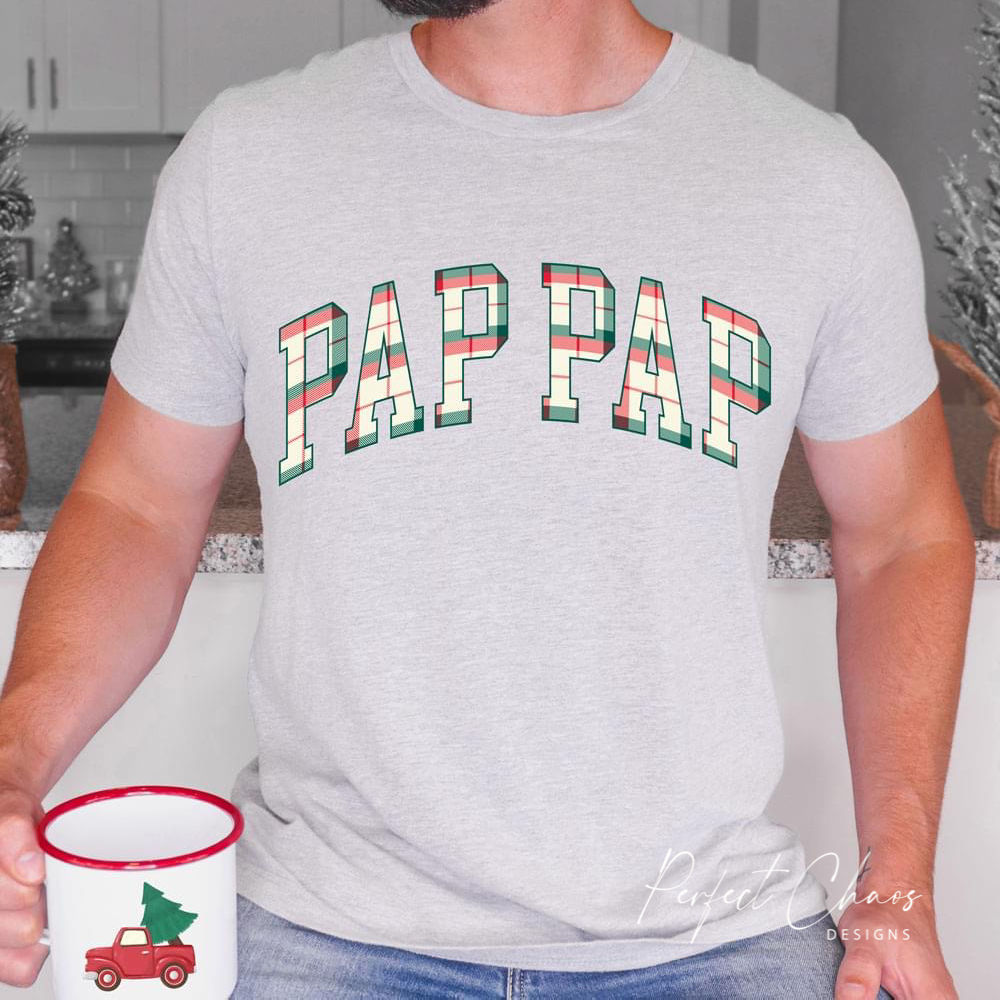 Pap Pap Christmas Plaid
