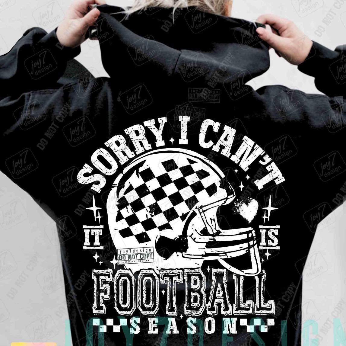 Sorry I can't it is football season