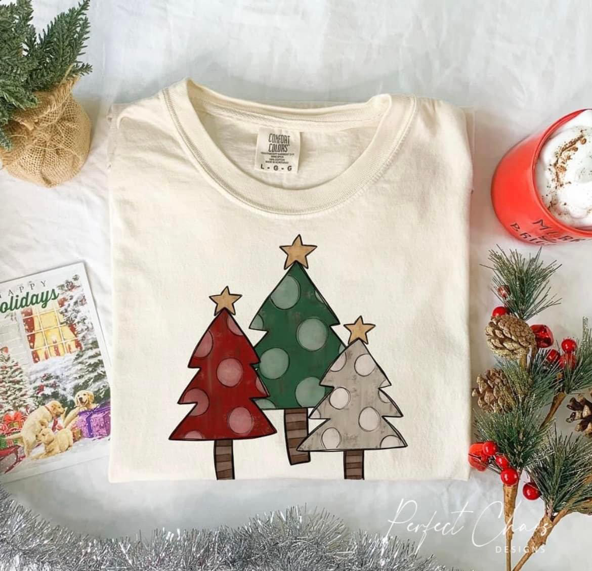 Christmas Trees with Star