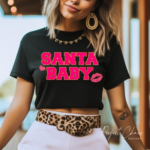 Santa Baby Hot Pink Lips