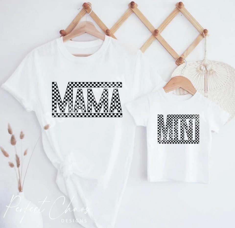Mama + Mini Checkered