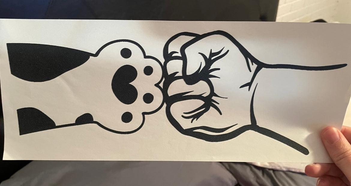 Dog Fist Bump