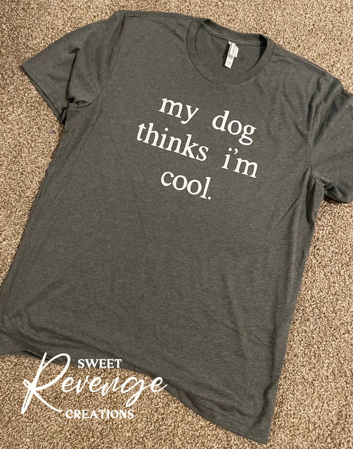 My dog thinks I’m cool
