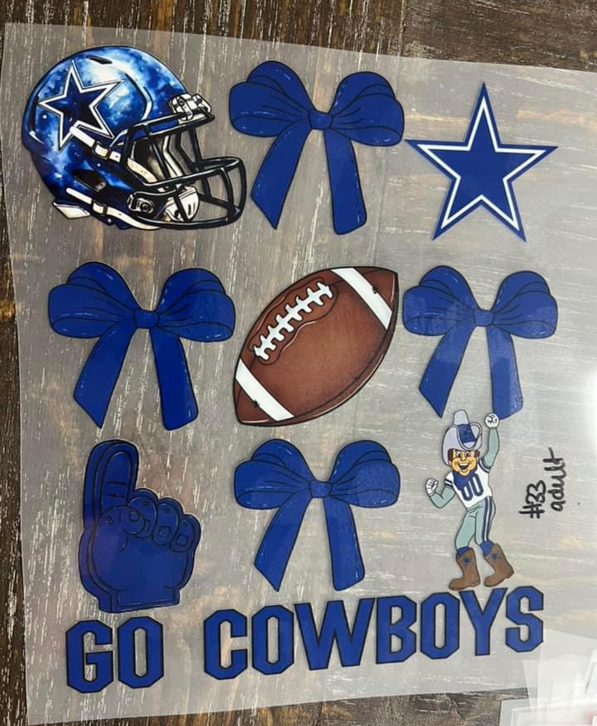 Go Cowboys Bow