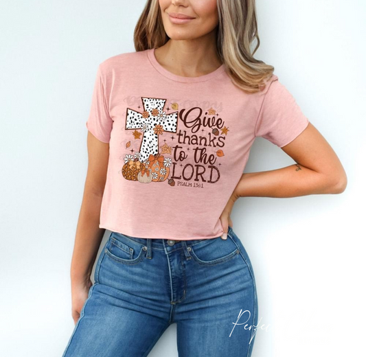 Give thanks to the Lord
