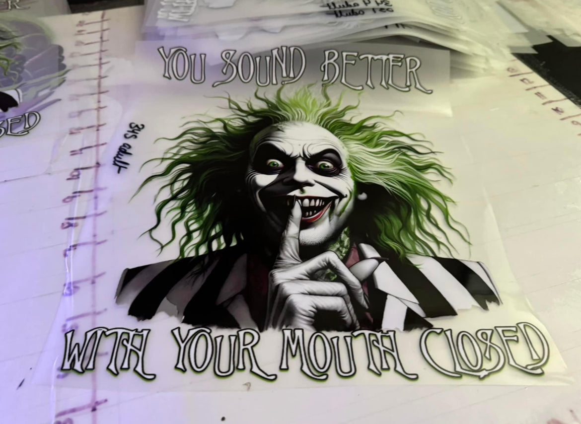 You sound better with your mouth closed