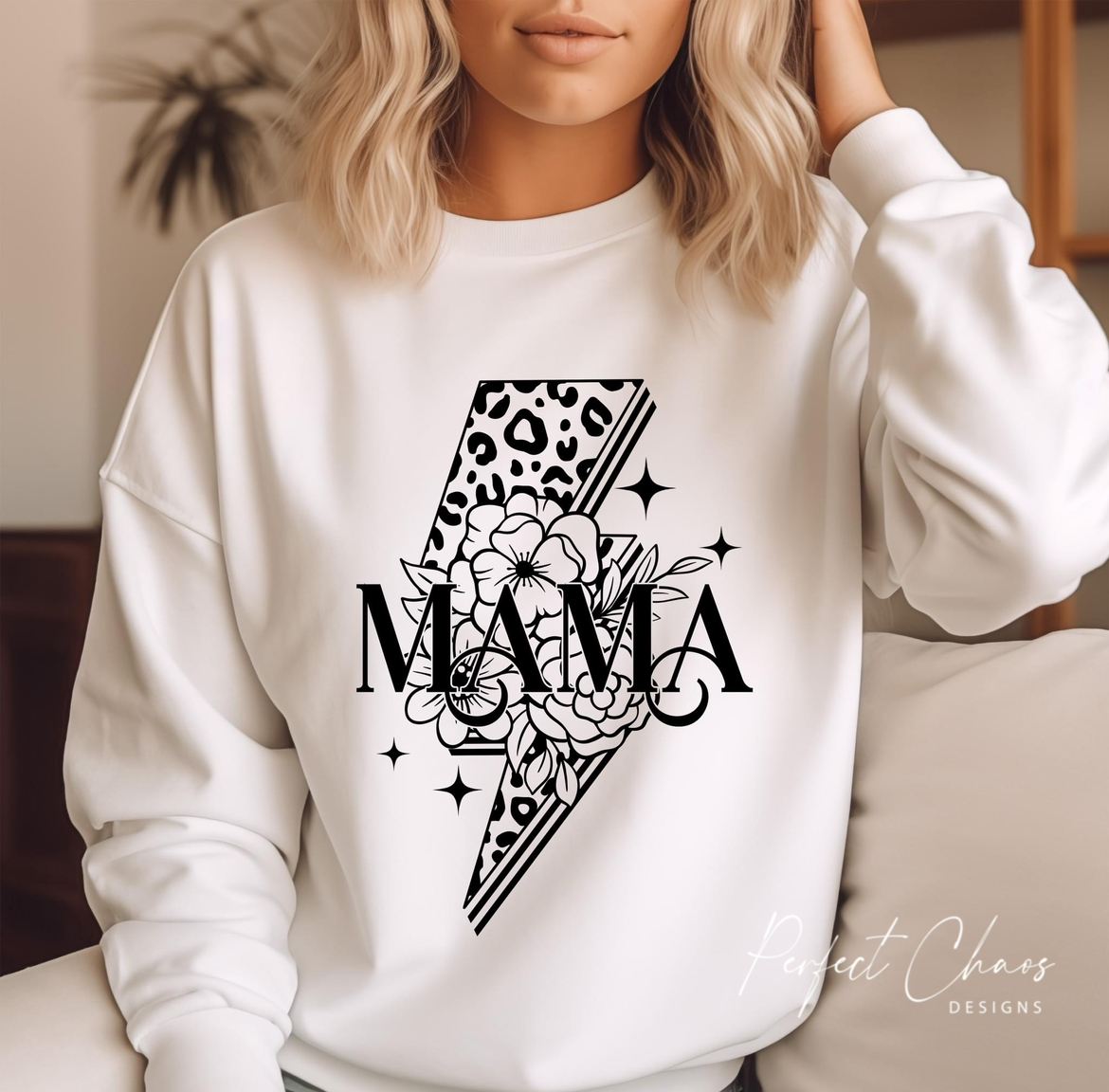 Mama Leopard Lightning Bolt